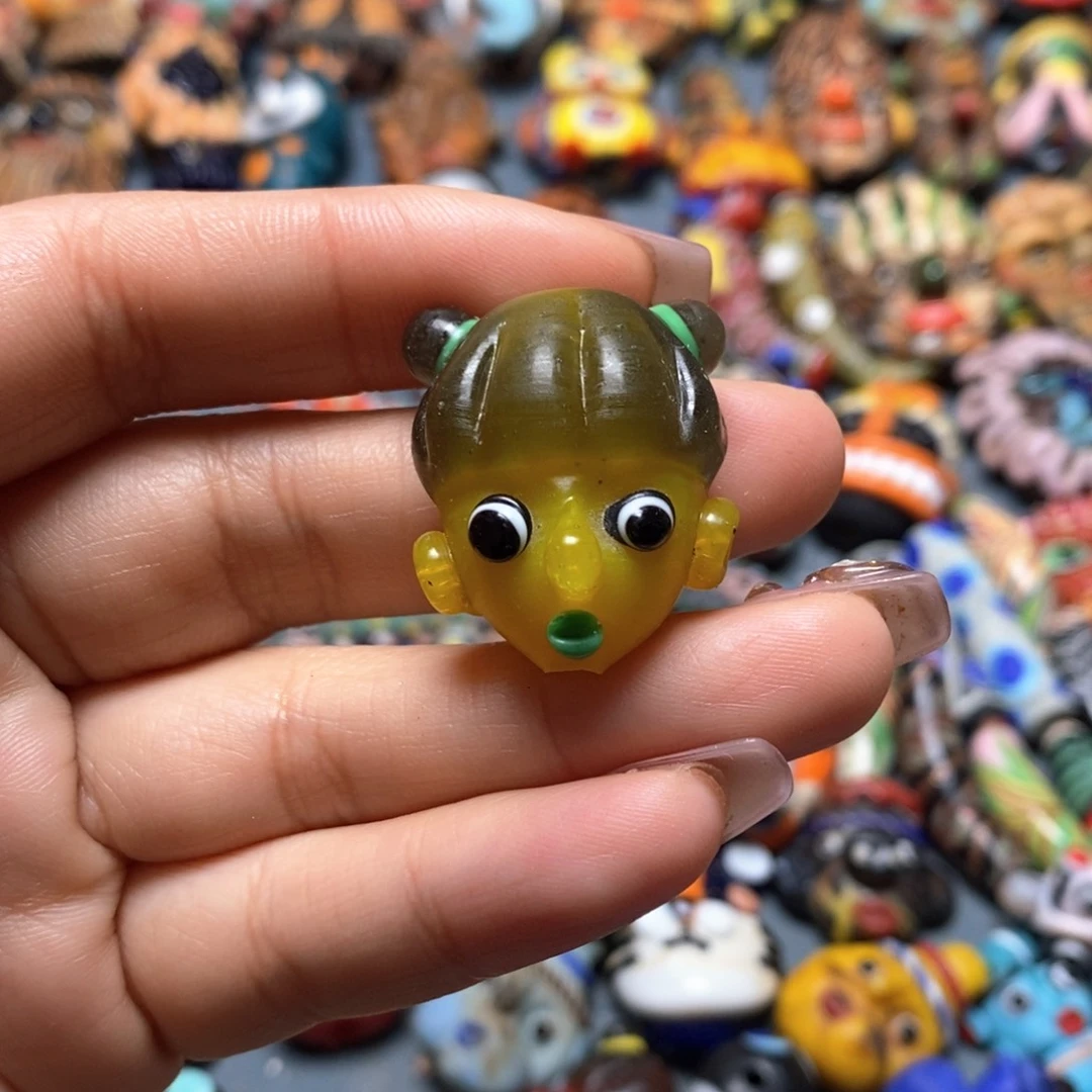 琉璃颈饰印度尼西亚丸子头