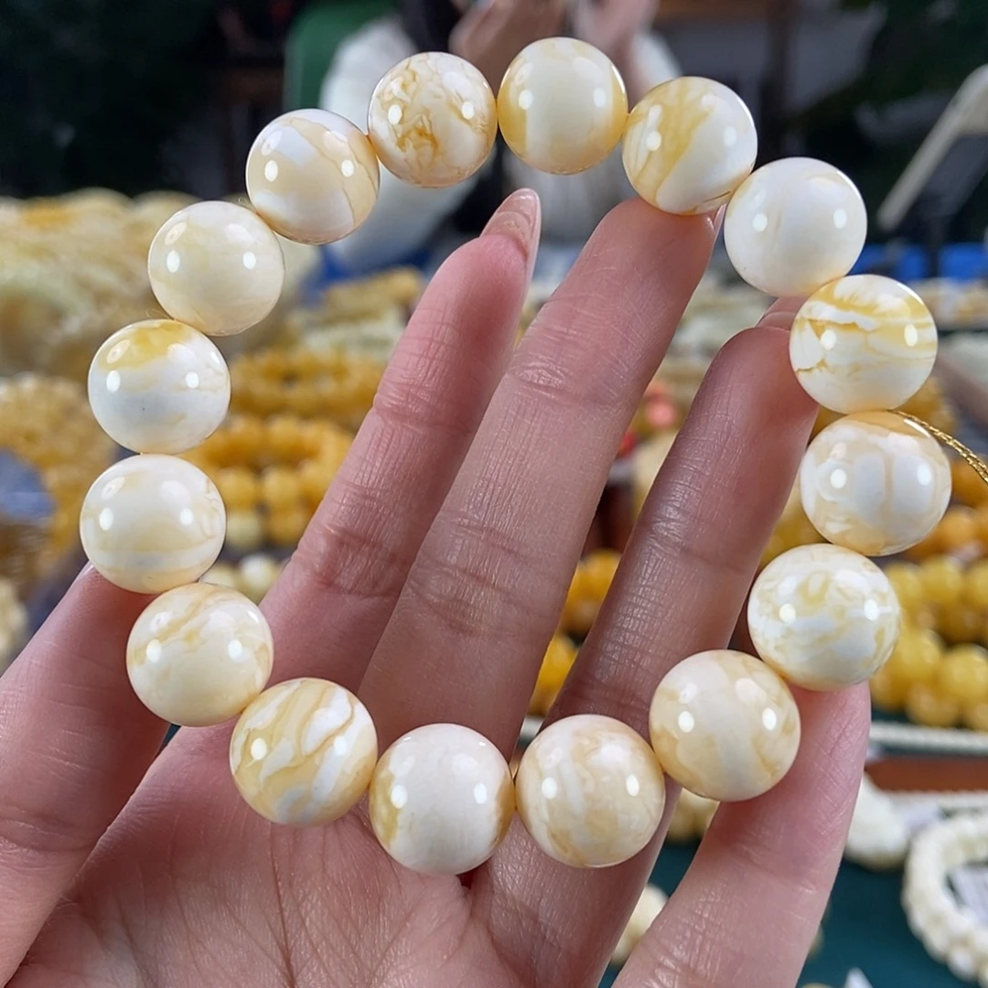 琥珀未镶嵌珠宝奇石13 20.1 瓷白