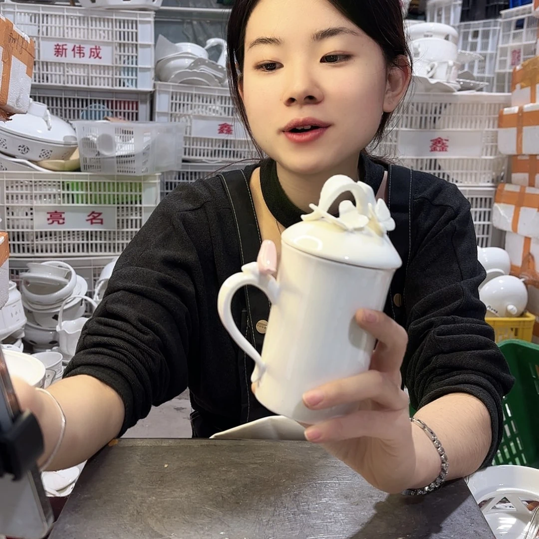 盘微瑕产品………小鸟两个杯