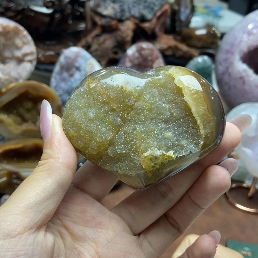 紫晶未镶嵌摆件水晶