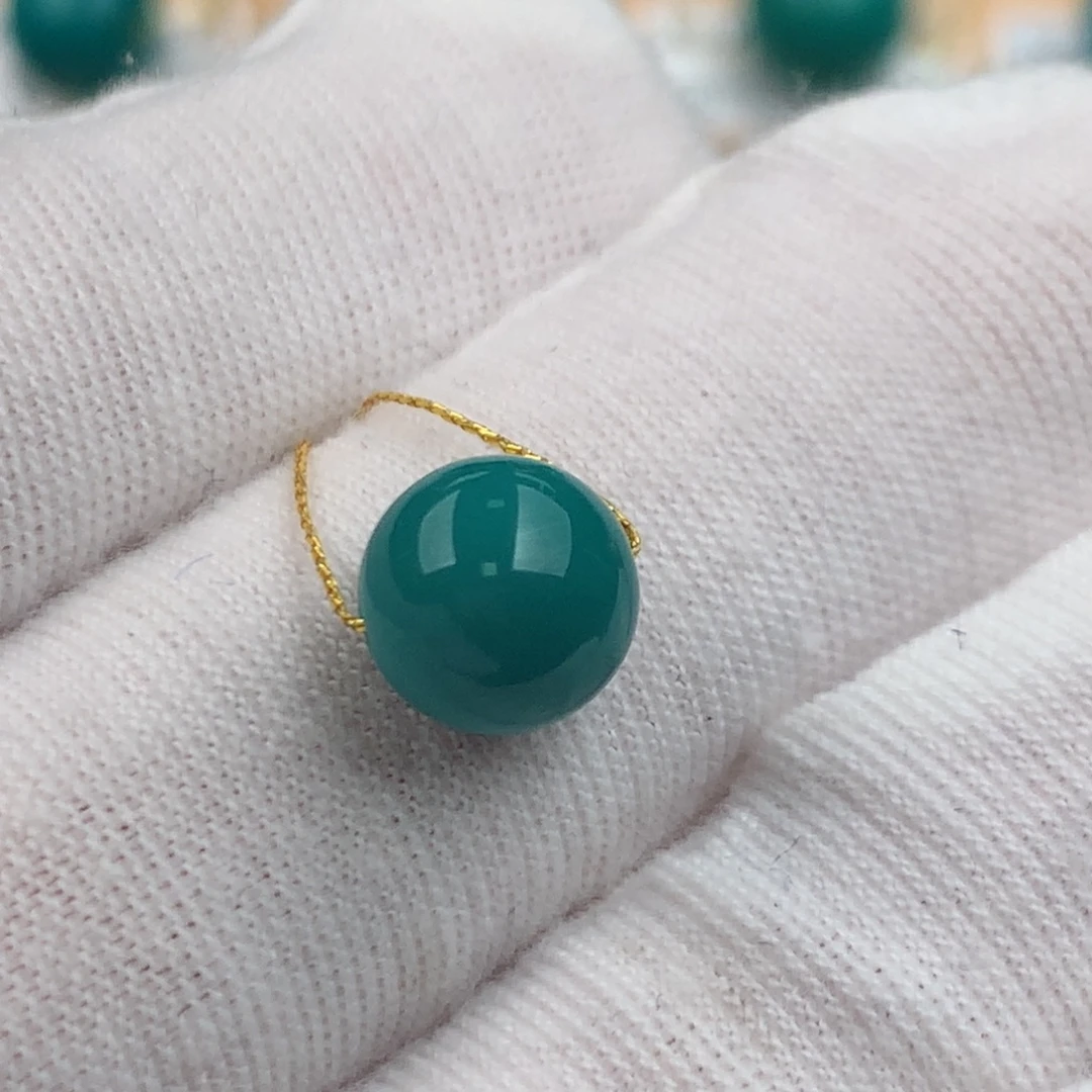 未镶嵌绿松石配饰圆珠8.4