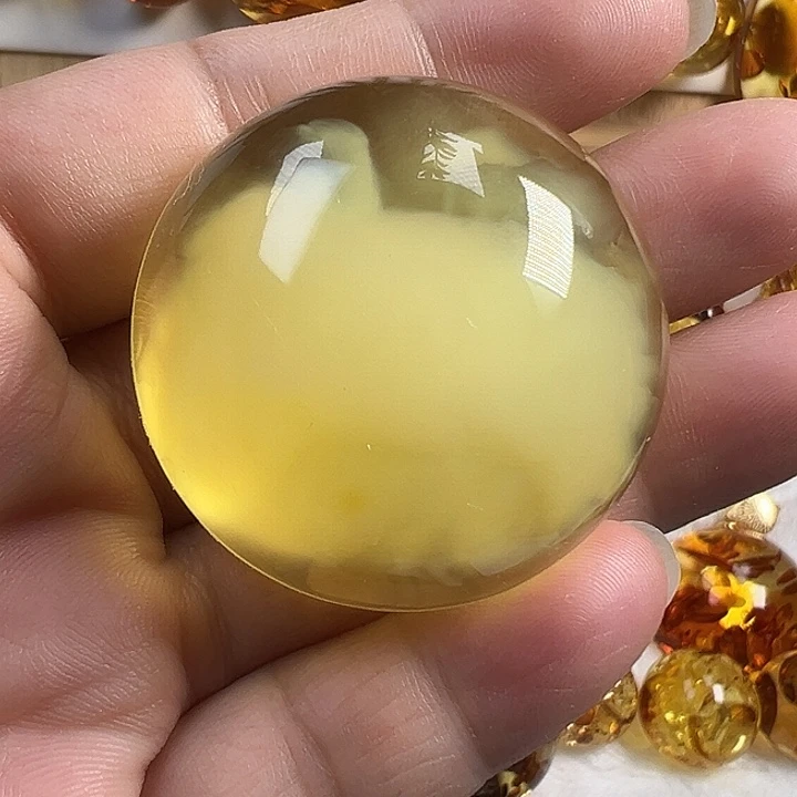 琥珀（花珀）未镶嵌颈饰