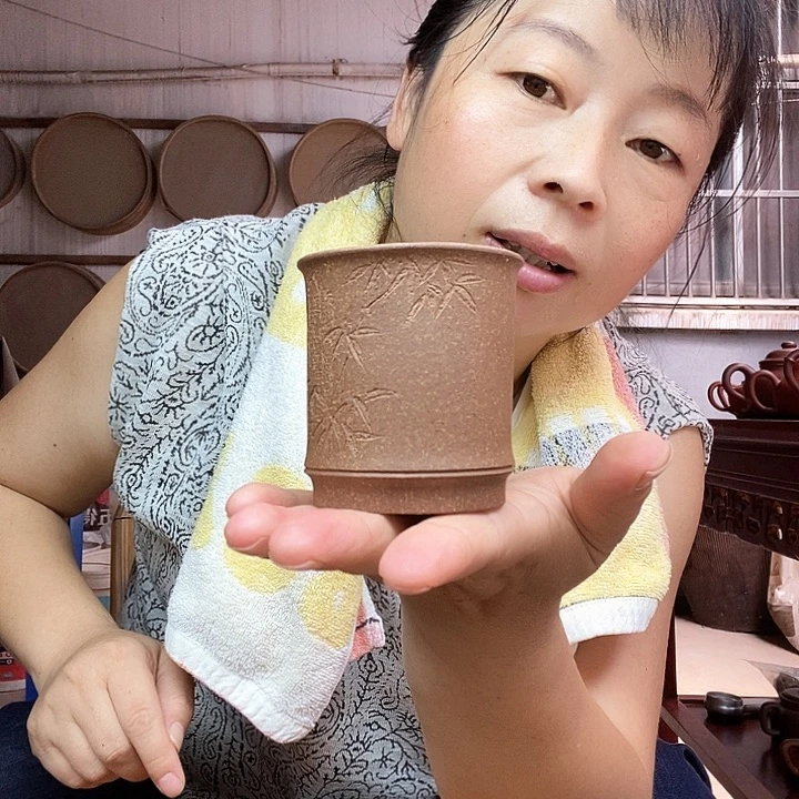 茶杯紫砂降坡泥零添加