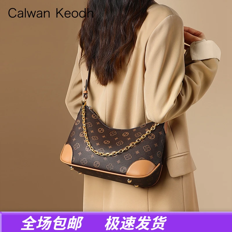 Calwan Keodh通勤包包女轻奢通勤百搭单肩包生日元旦礼物送女生