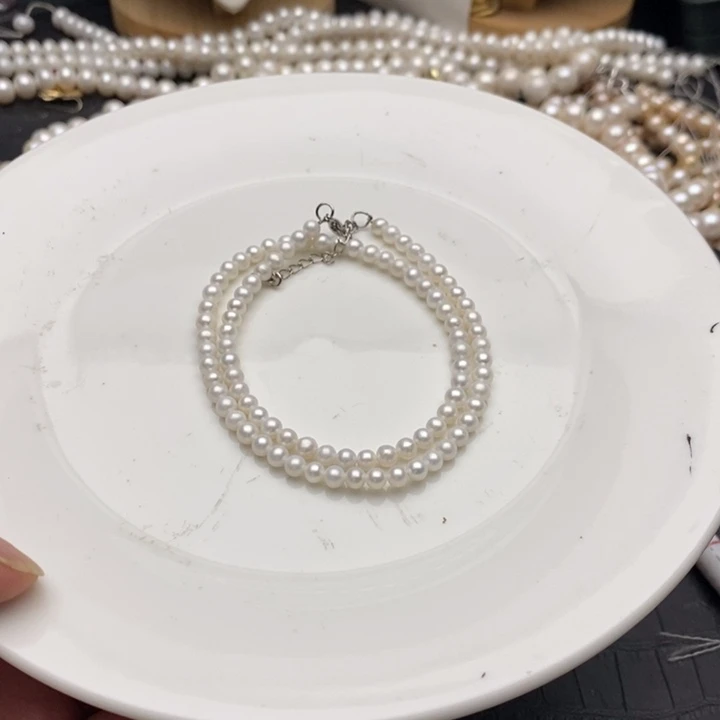 淡水珍珠合金颈饰018