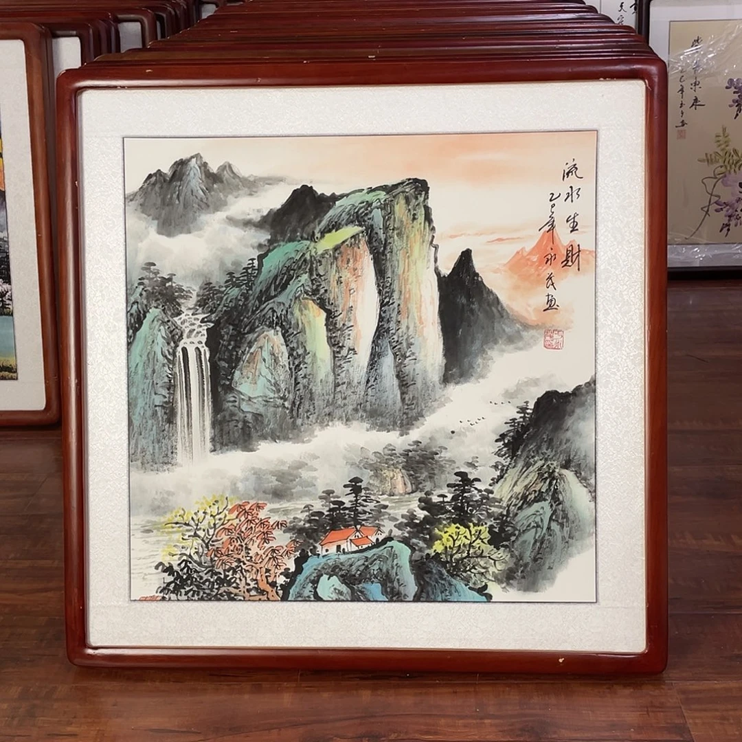 国画带框尺寸63*63厘米