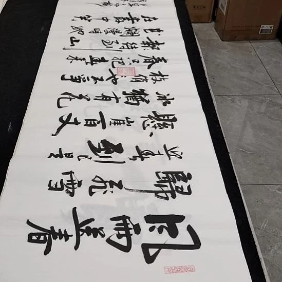 白武坤老师作品一副，