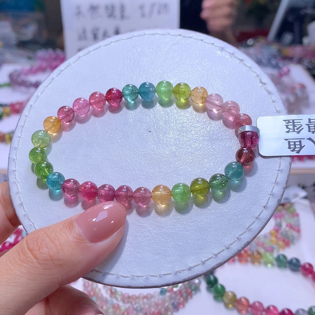 【闪购商品】未镶嵌手链碧玺6.7m