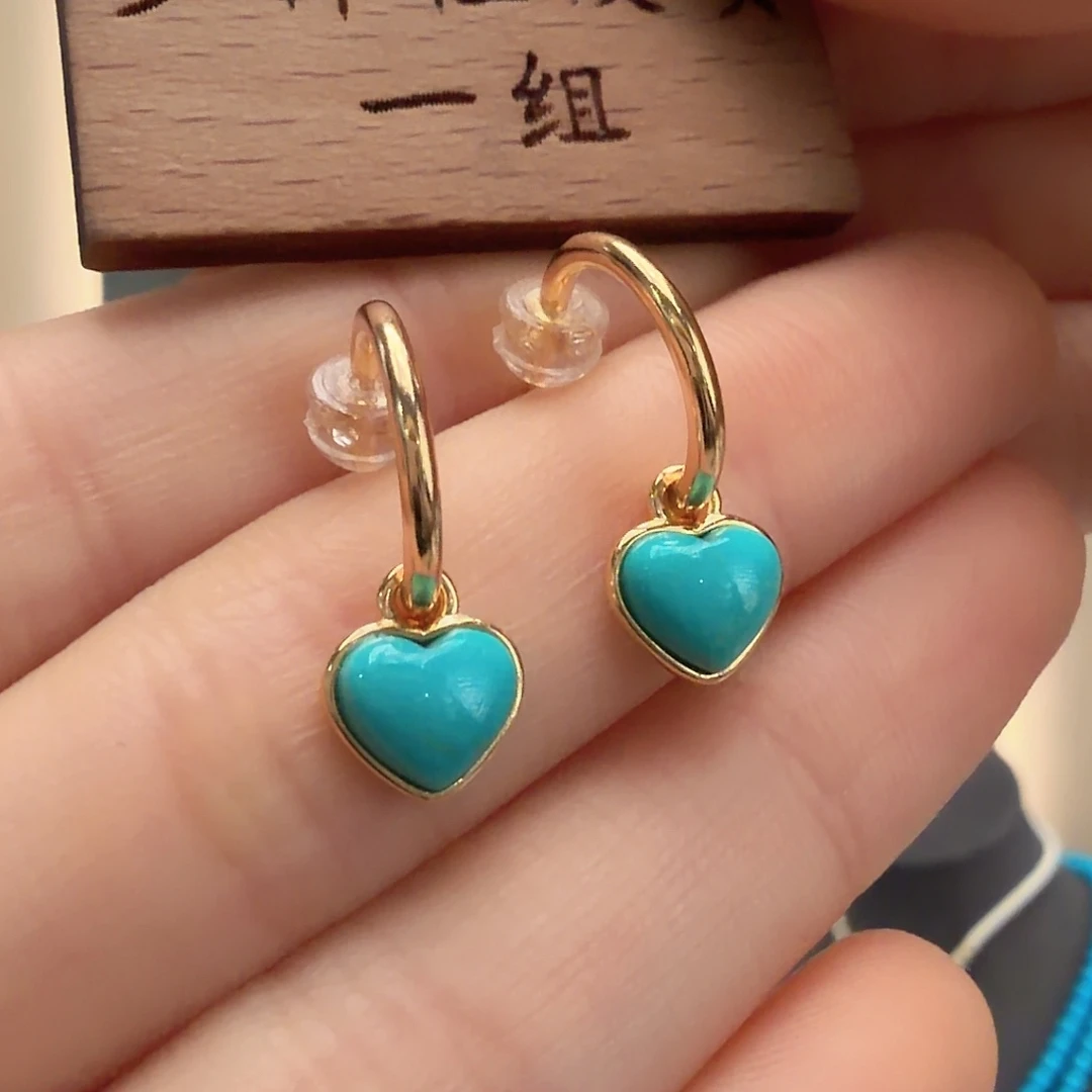 绿松石银S925镶嵌颈饰