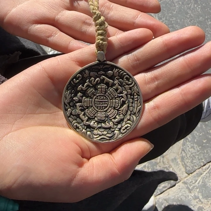 桑杰出品小元素配饰九宫八卦牌