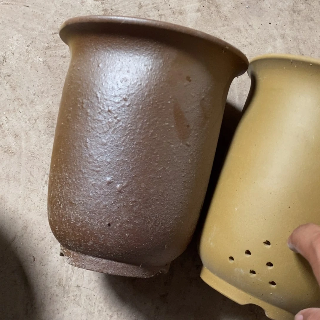 紫砂花盆瑕疵口径口径