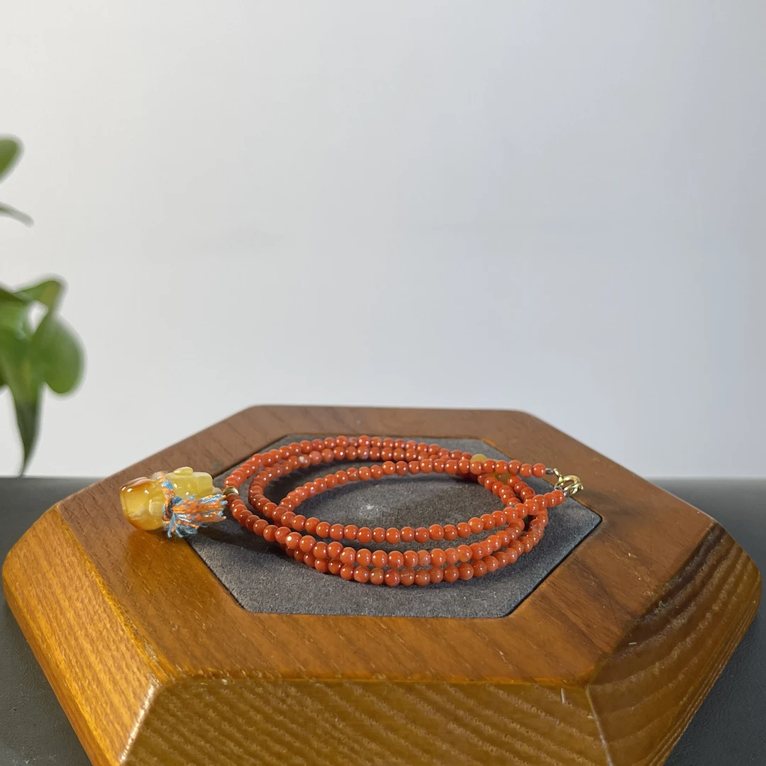 JYB24-012  蜜蜡-小熊项链（含配饰）