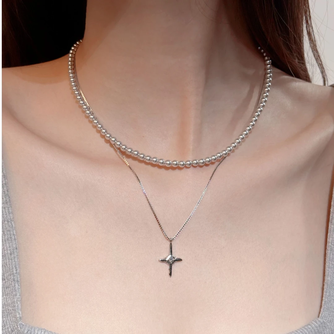 早兰 坠链均925银莫桑石 【星穹项链】莫桑钻高级感百搭项链情人节