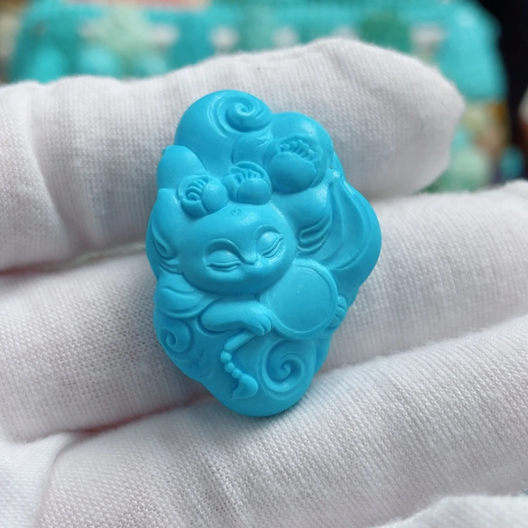 绿松石未镶嵌珠宝奇石