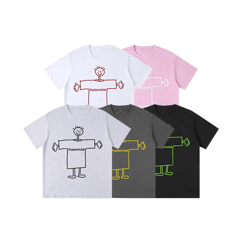 【特价秒杀+趣味印花+男女同款】ppge夏季纯棉T恤潮流百搭短袖上衣