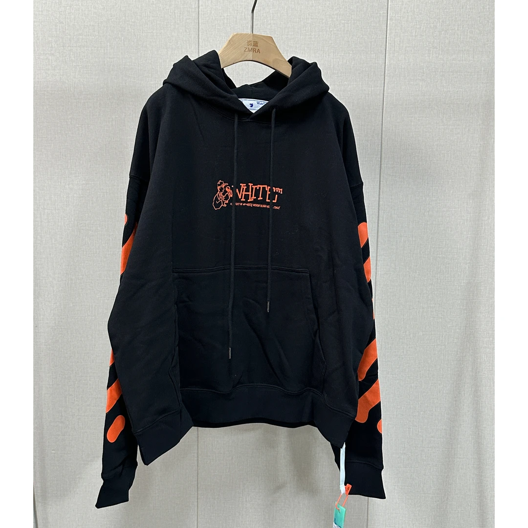 ZM2415 秋冬厚款印花时尚百搭连帽卫衣