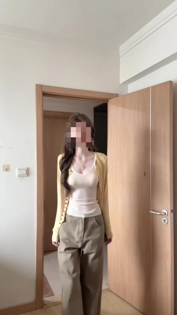 早秋女装纯欲慵懒风吊带套装百搭显瘦内搭气质开衫上衣百搭裤子