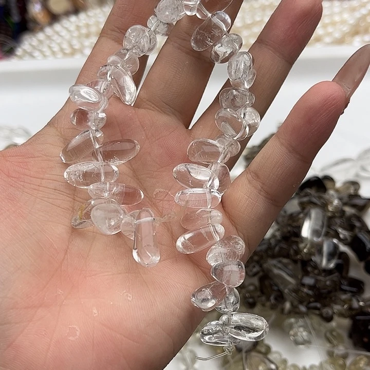 玛瑙/玉髓未镶嵌珠宝半成品水晶打包56