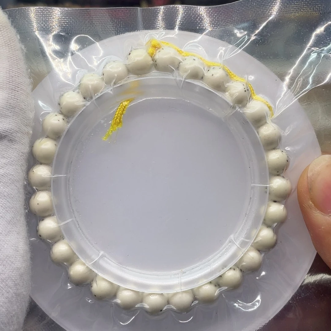 【闪购商品】吊坠星月菩提神****0瓷白半壁圆8/8