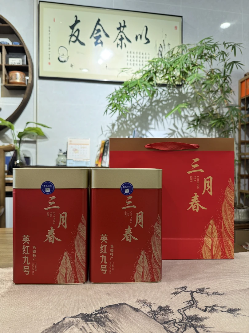 英红九号头采春茶英红九号甜香鲜爽红茶一芽二叶茶礼首选