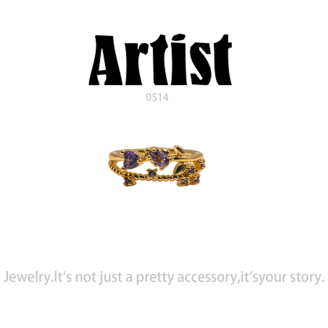 镀K金  Artist  戒指~0514