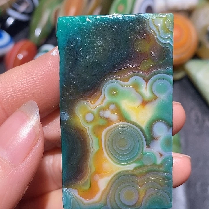 用***5玛瑙/玉髓合金颈饰