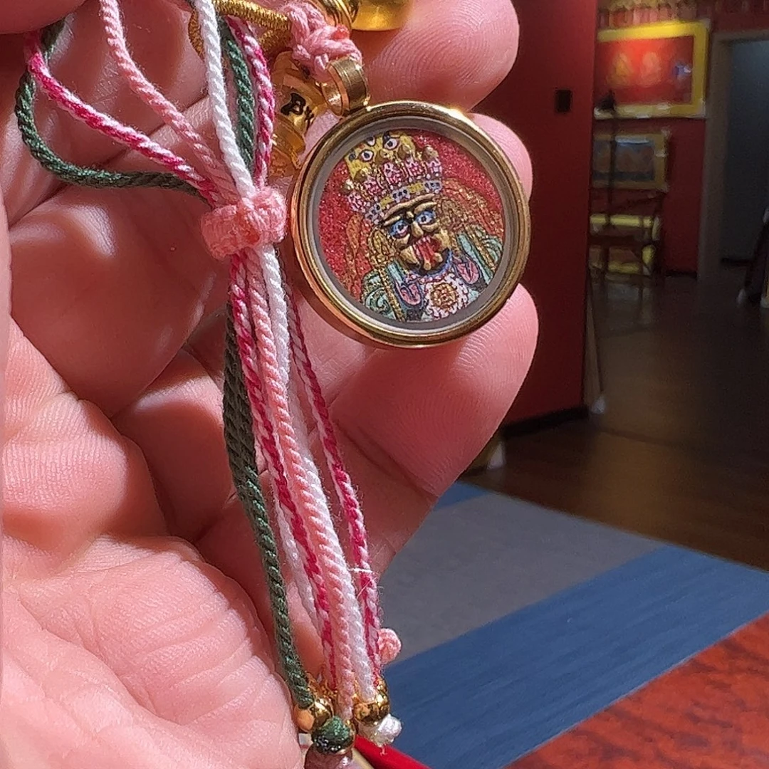 吊坠高僧手绘扎基拉姆