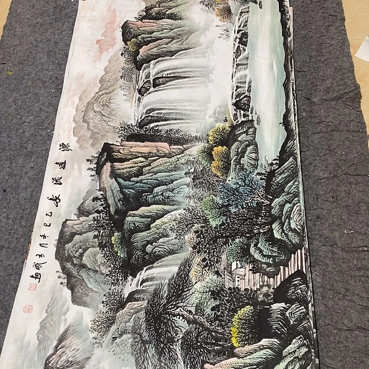 北***方国画国画国画小六尺的