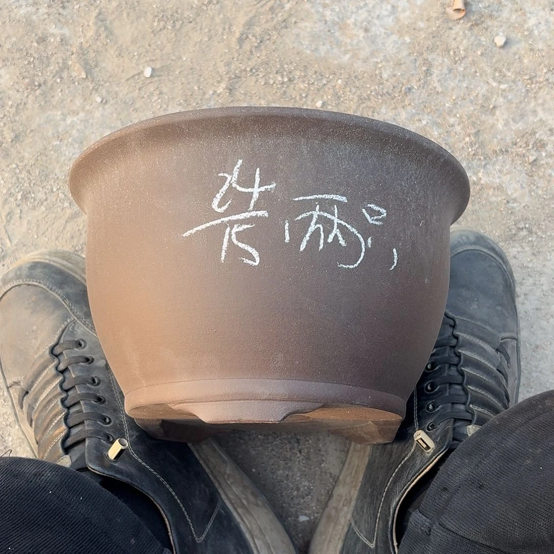 紫砂宜兴紫砂花盆，现货发