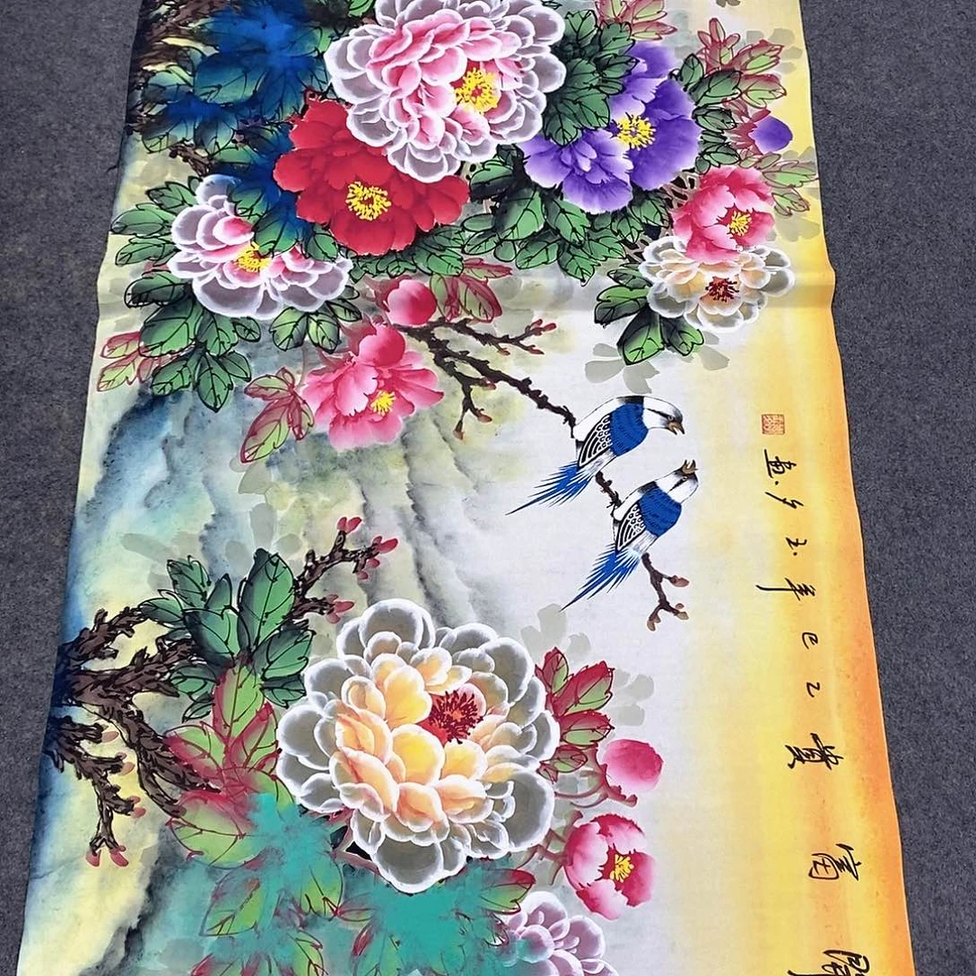 国画国画手绘作品