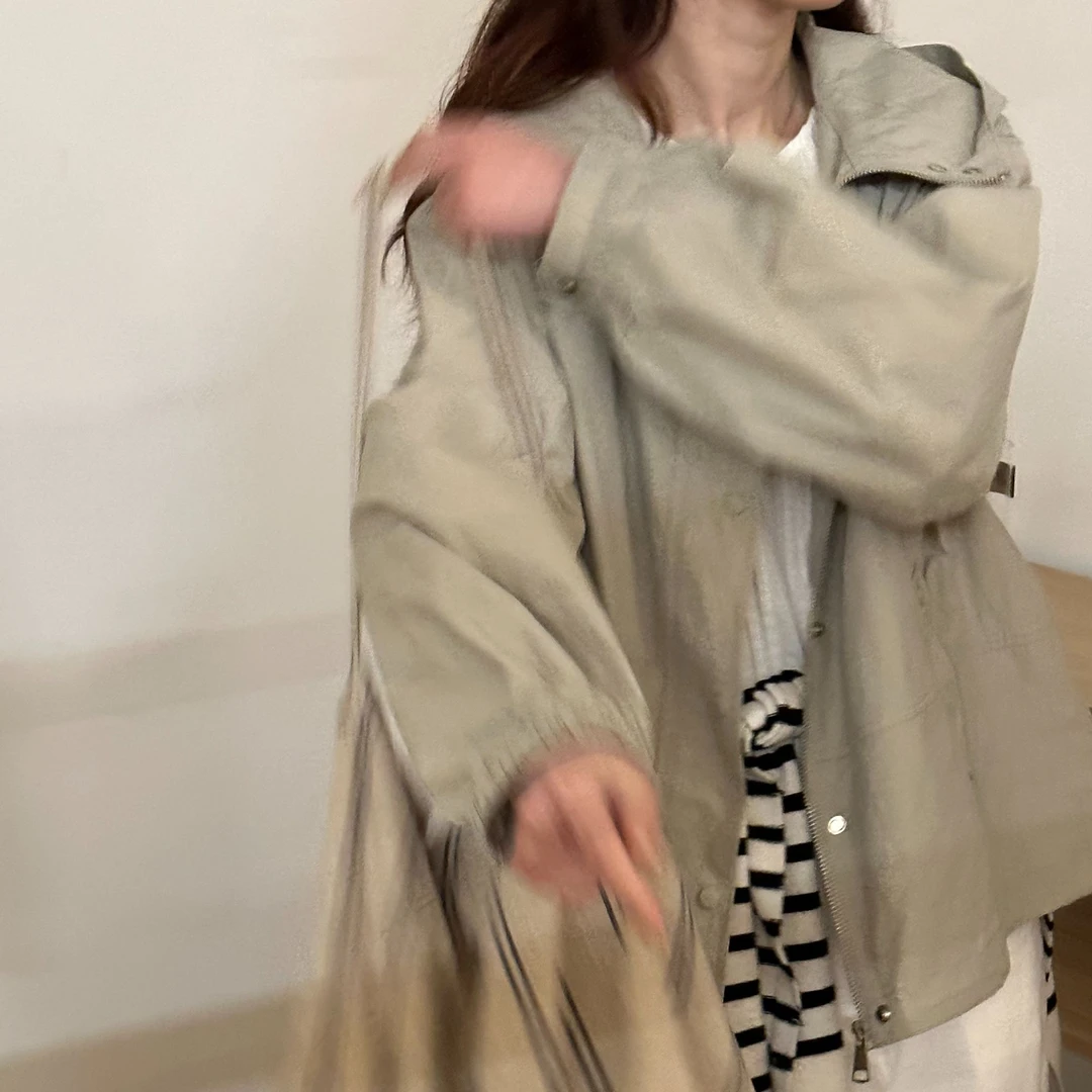 韩货-【淡人舒适区】早春清爽慵懒休闲百搭外套/1175