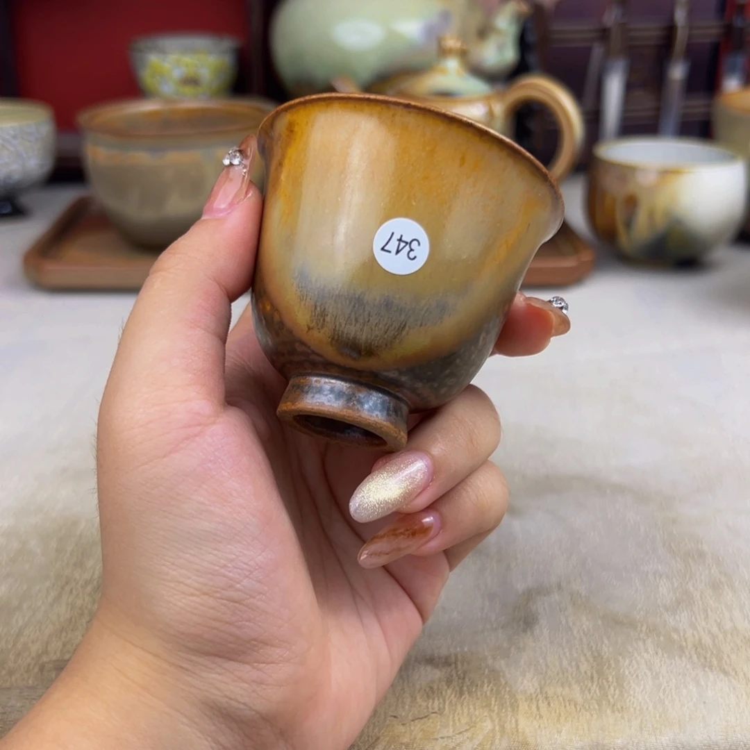杯纯手工柴烧主人杯