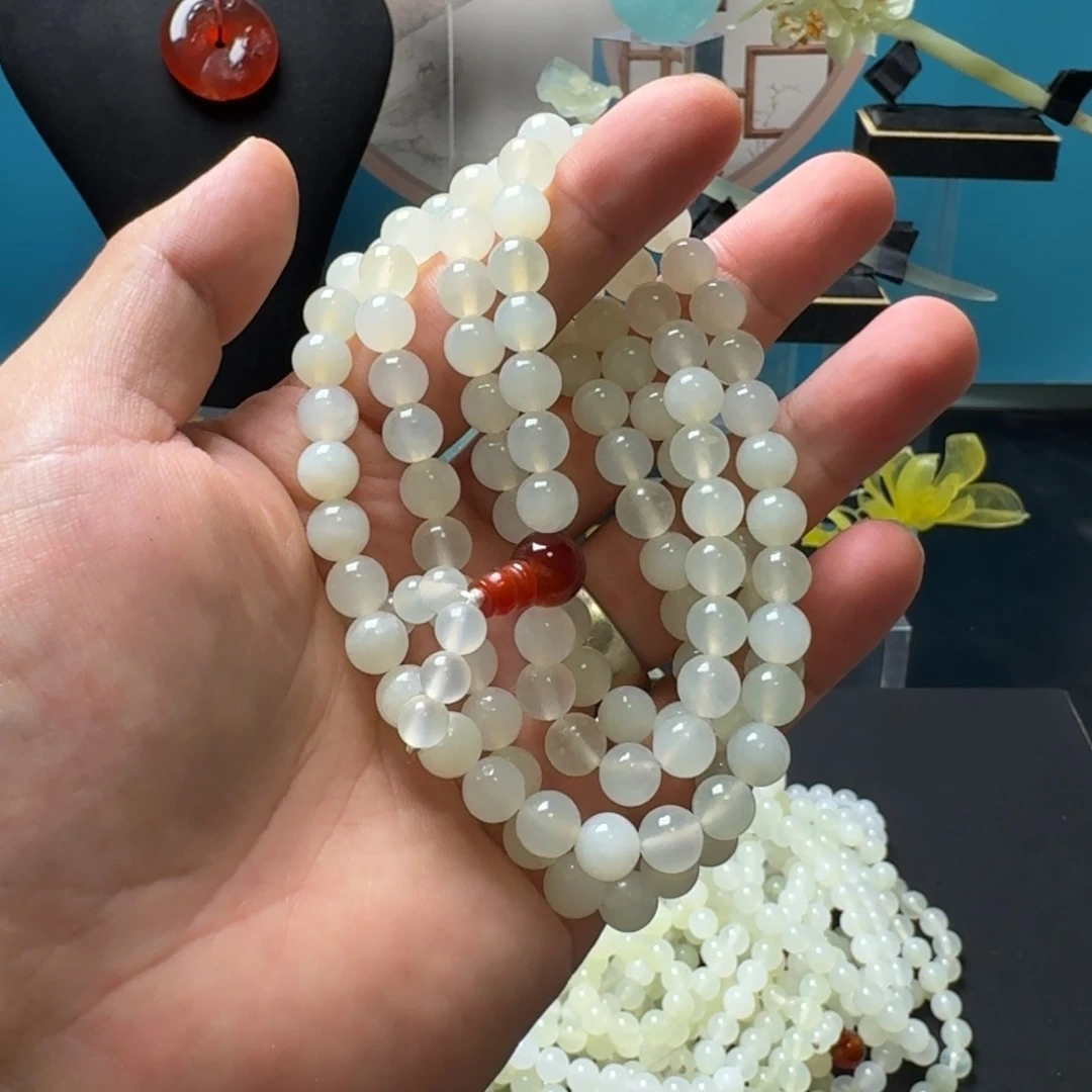 未镶嵌蛇纹石玉手链