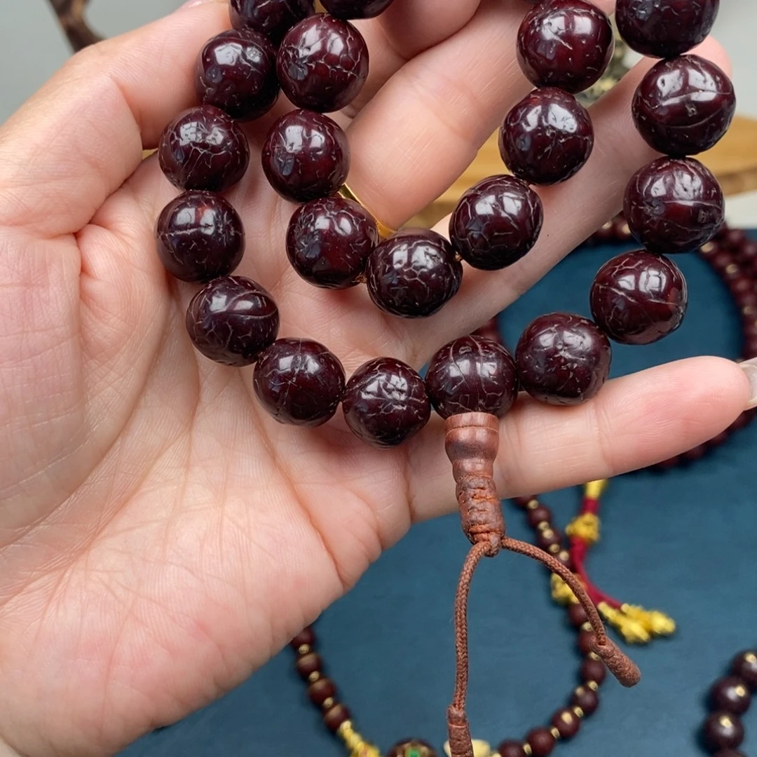 手串凤眼菩提手持素13+