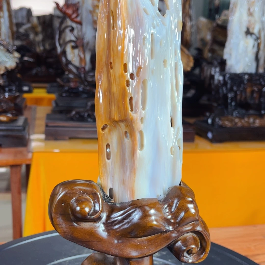 硅化玉未镶嵌珠宝奇石