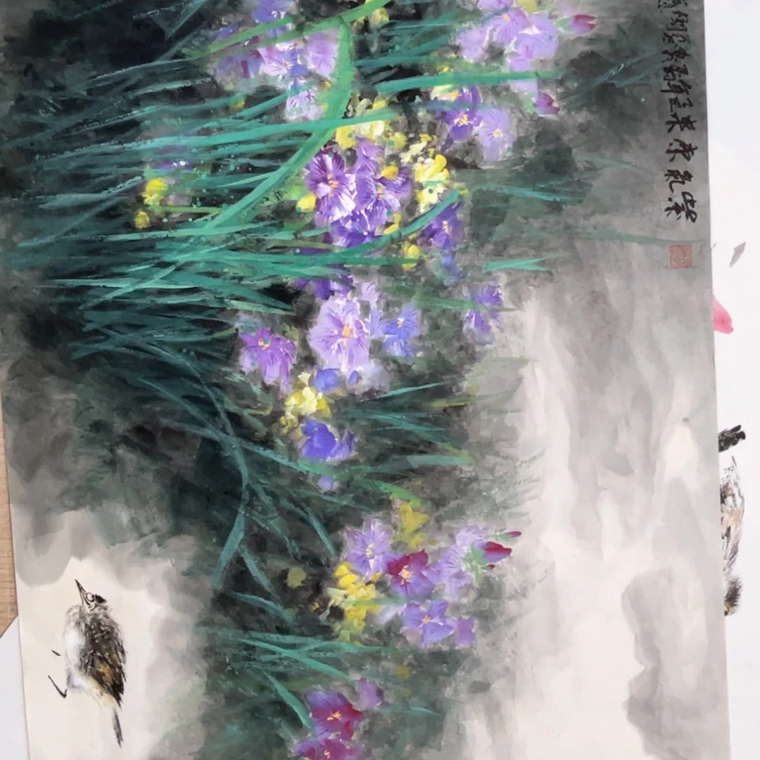 国画刘心老师作品欣赏