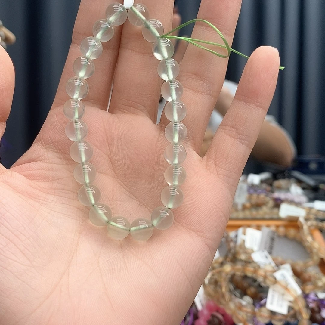 水晶手链未镶嵌葡萄石