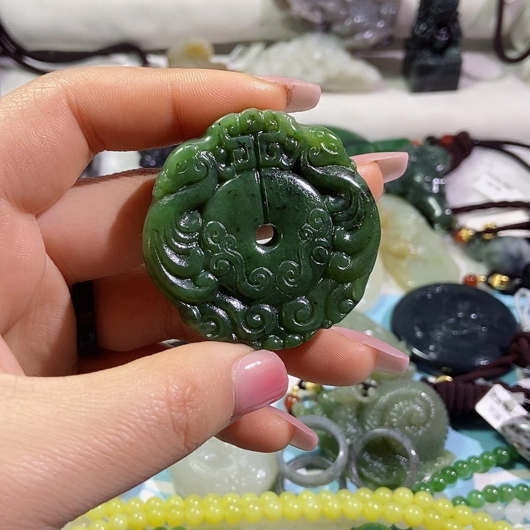 和田玉珠宝半成品未镶嵌