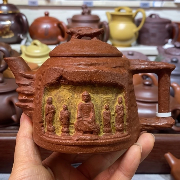 紫砂茶壶微瑕处理一把