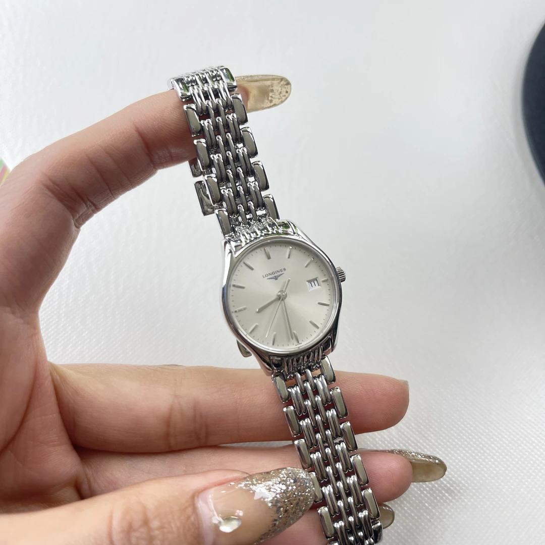95新 Longines/浪琴 浪琴C/G0358/石英女表/表径25mm简约
