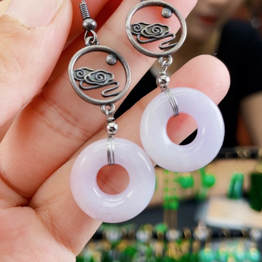 未镶嵌翡翠耳饰饰品