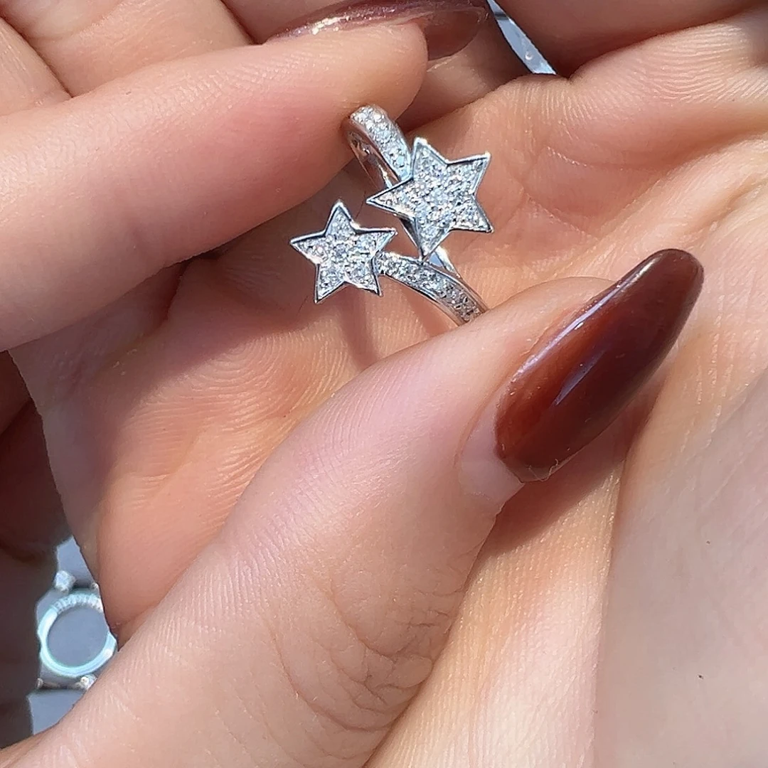 戒指/指环18K金镶嵌钻石