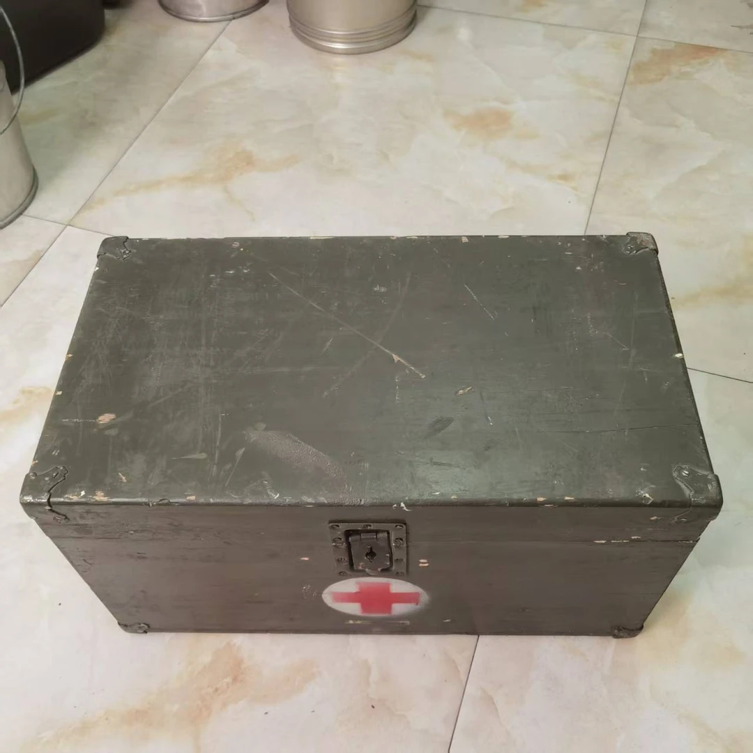 正品老货全新长方形收纳木箱收纳箱（外表瑕疵）