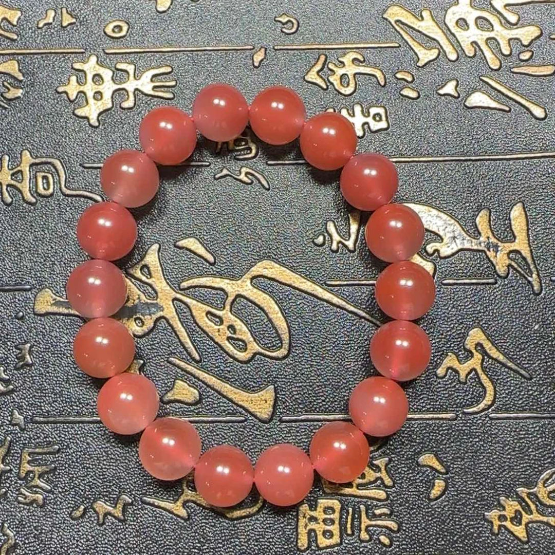 勤***^南红玛瑙未镶嵌原矿冰紫11mm➕