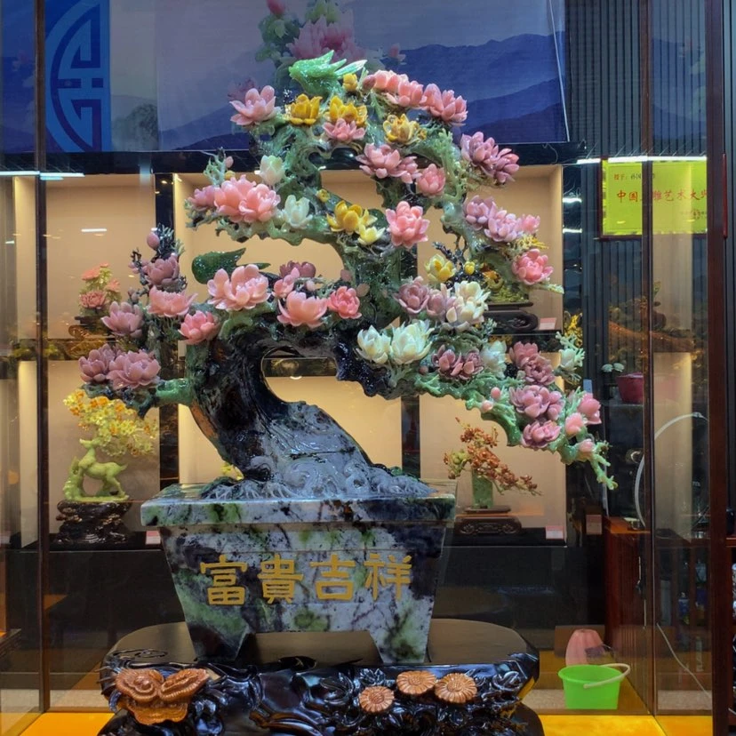 【闪购商品】未镶嵌蛇纹石玉摆件覆膜