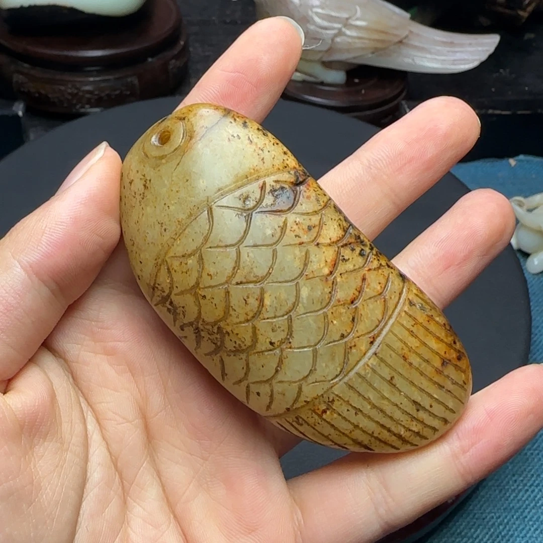 邵***哥和田玉（糖玉）未镶嵌挂件