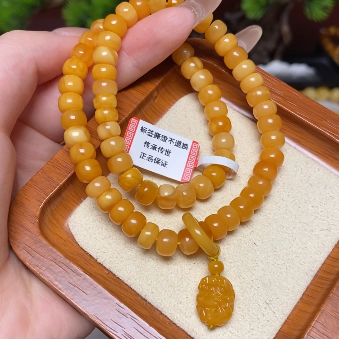 【闪购商品】未镶嵌蜜蜡手链手串