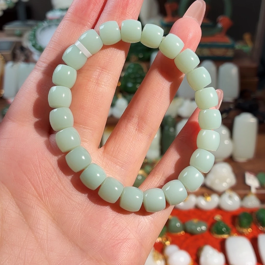 和田玉未镶嵌手串