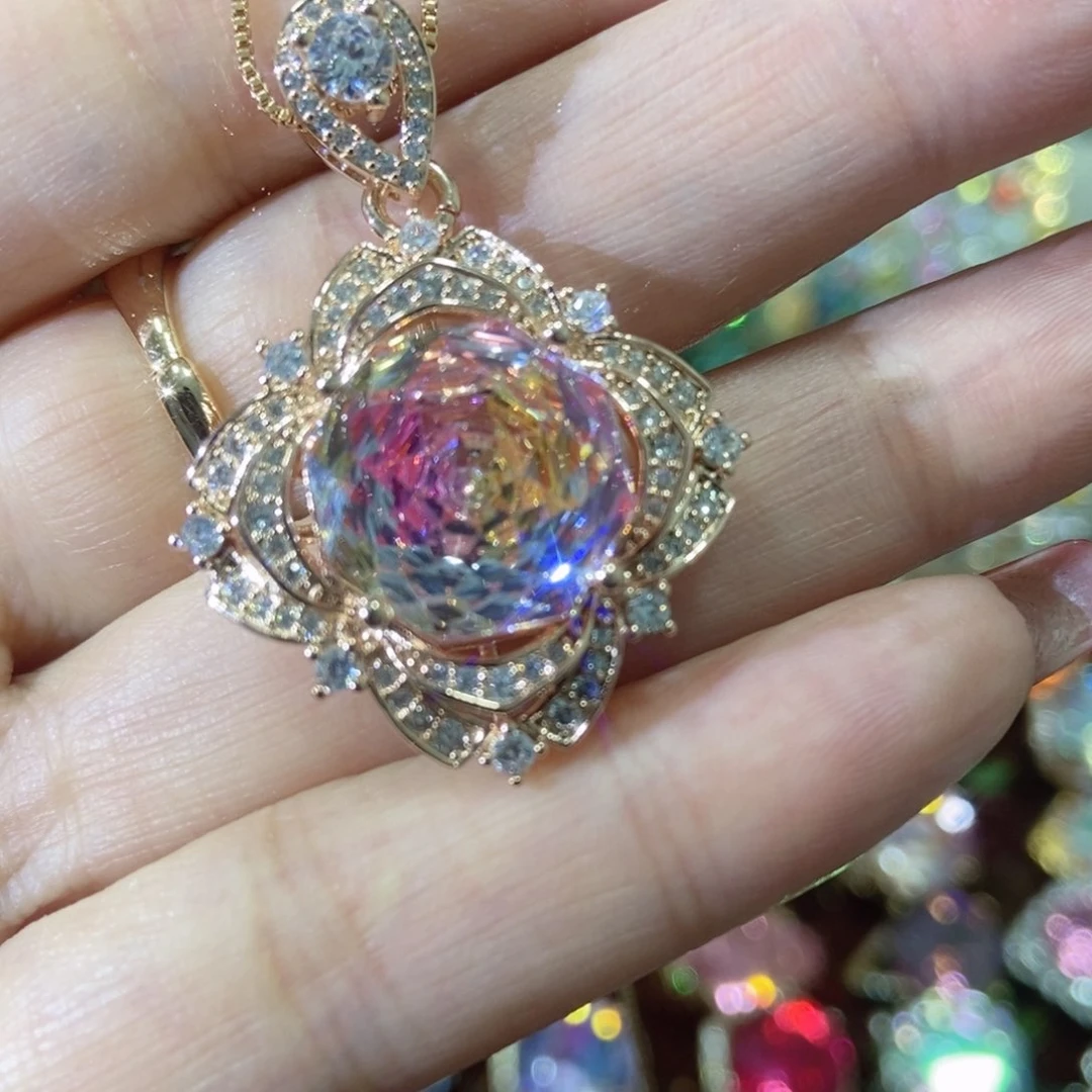 66锆石（处理）吊坠