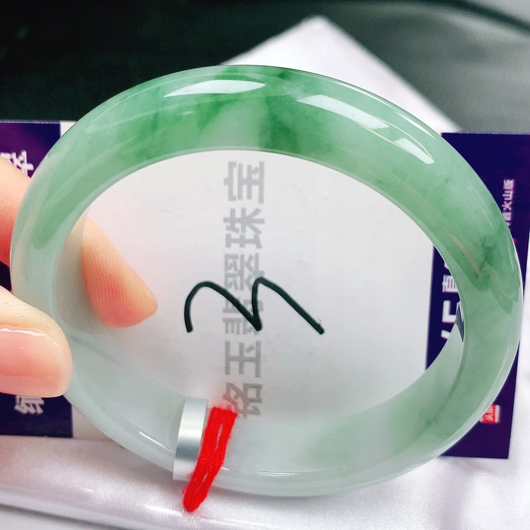 翡翠未镶嵌手镯缅甸天然a货翡翠手镯